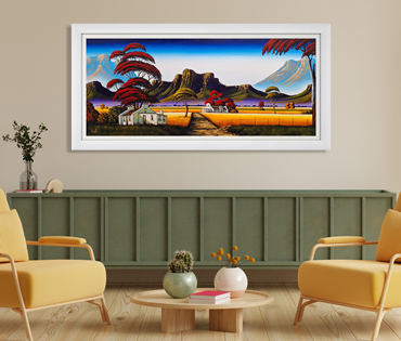 A Nicky van Rensburg painting of a landscape